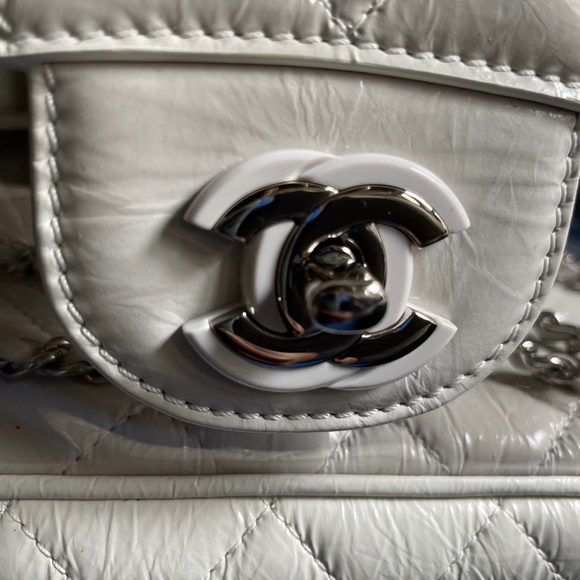 SOLD Chanel PVC Aquarium Flap Bag - Picture 3 of 9